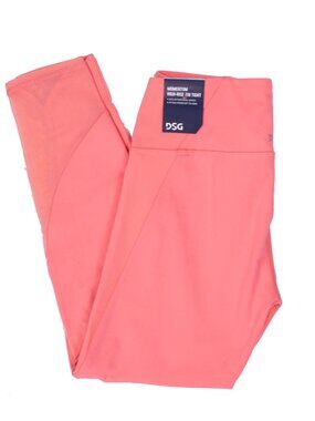 DSG Girls Size Large (14) Coral High Rise Leggings Athletic Pants